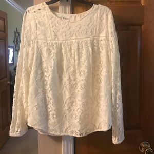 Ivory blouse